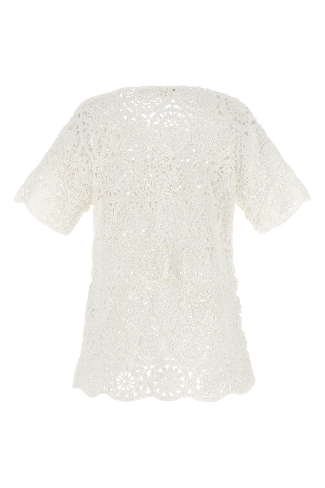 COMME DES GARÇONS M macramé crewneck