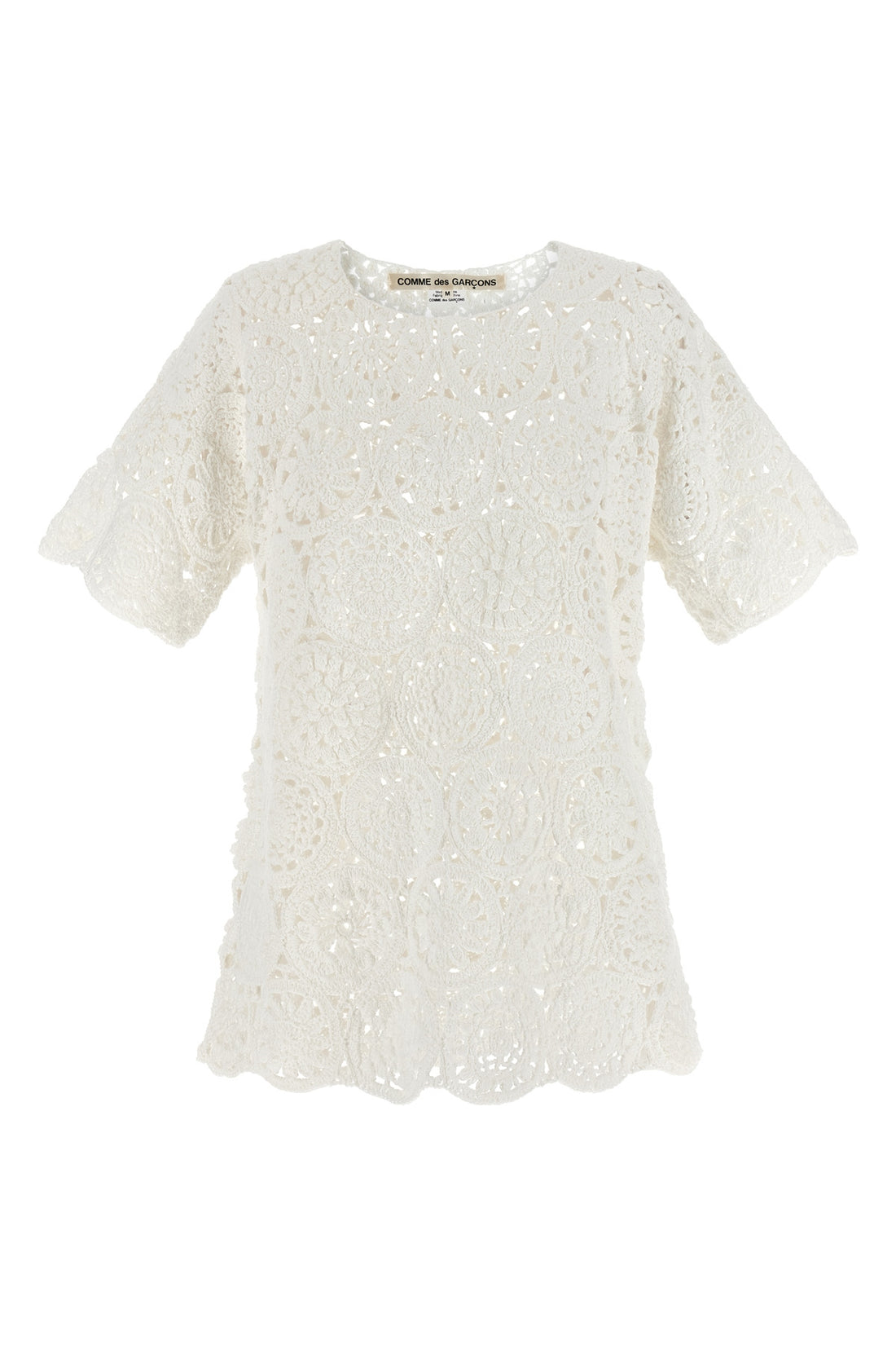 COMME DES GARÇONS M macramé crewneck