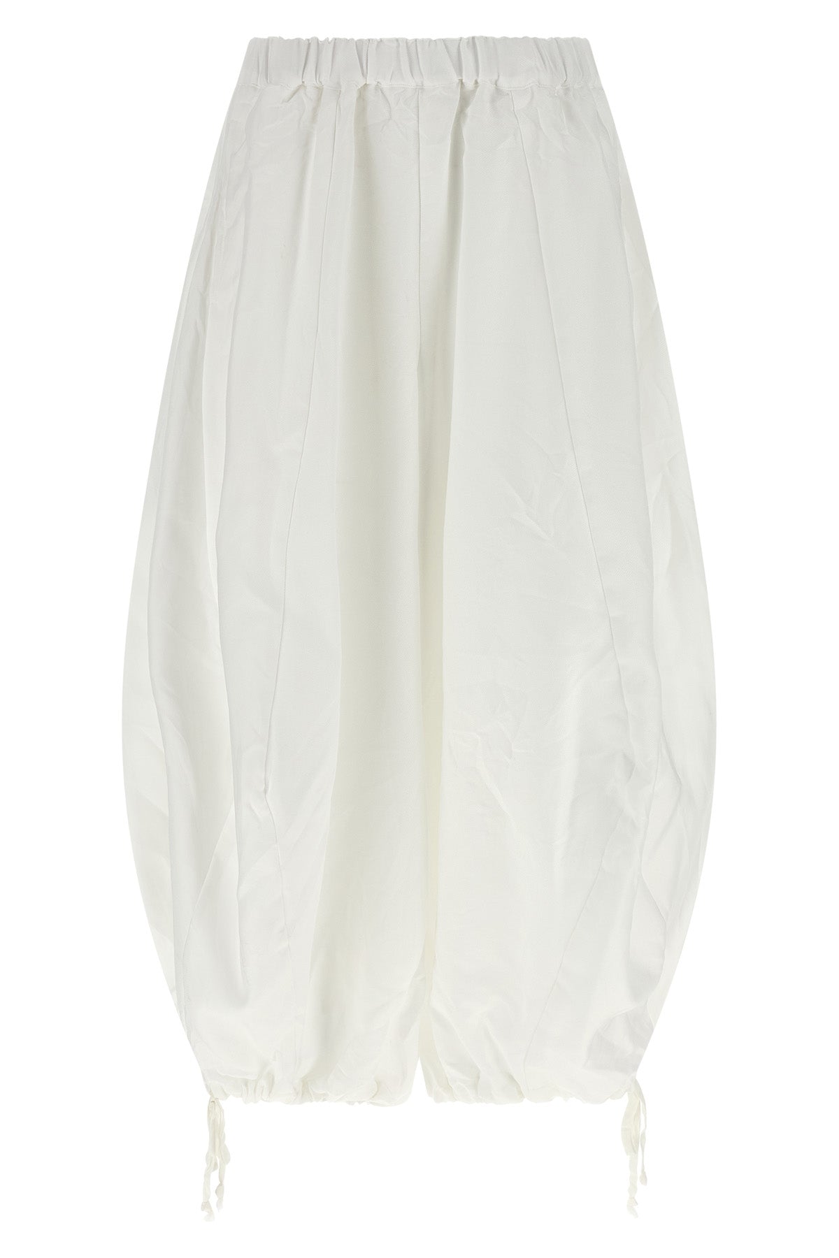 crumpled shiny twill pants