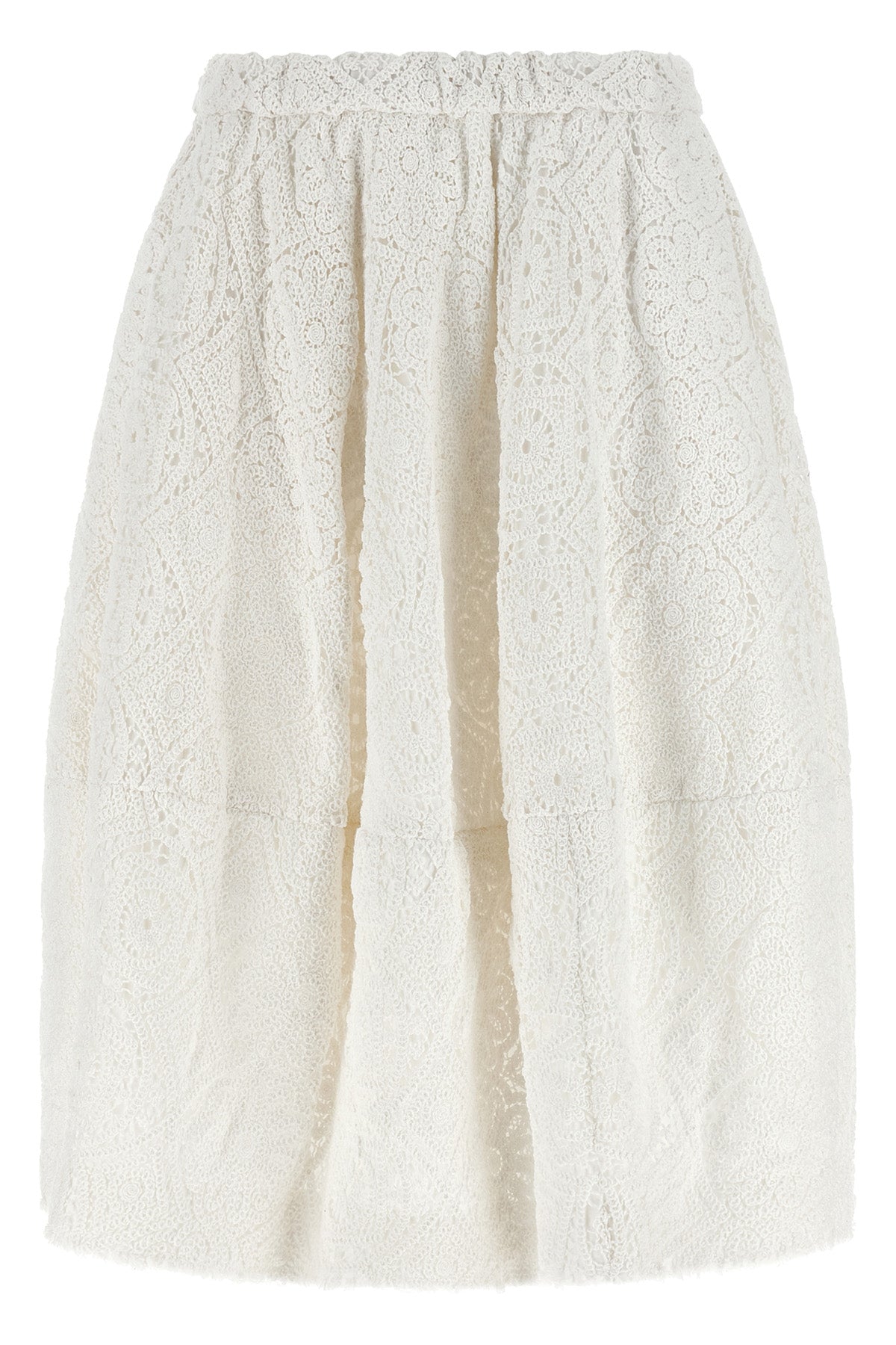 macramé midi skirt
