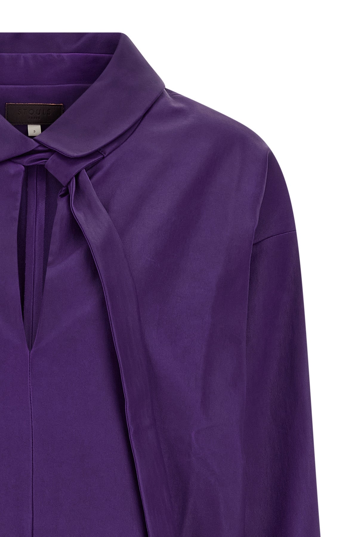 graziela blouse in plongé nappa leather