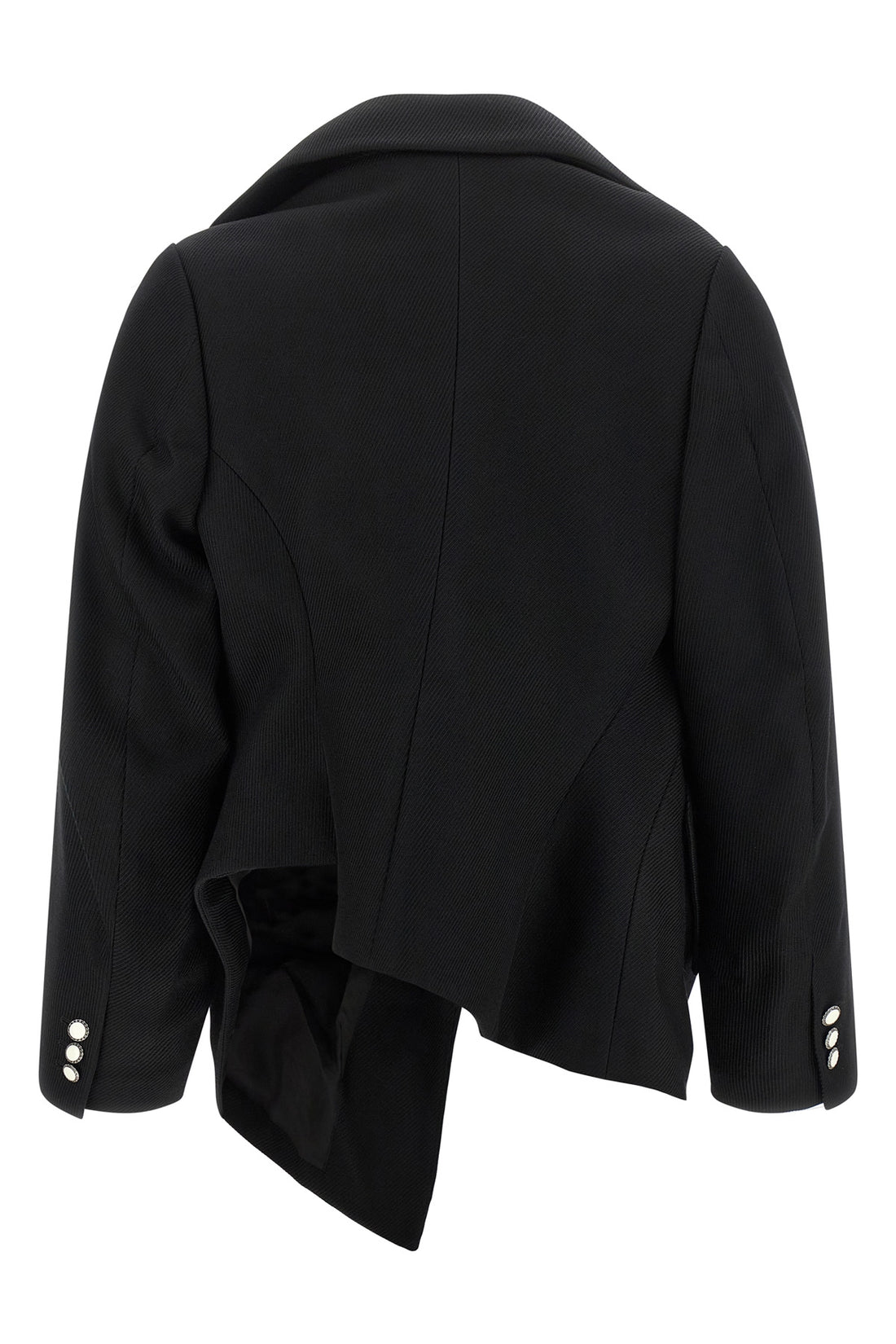 COMME DES GARÇONS S the comme des garçons blazer redefines traditional tailoring through an asymmetr