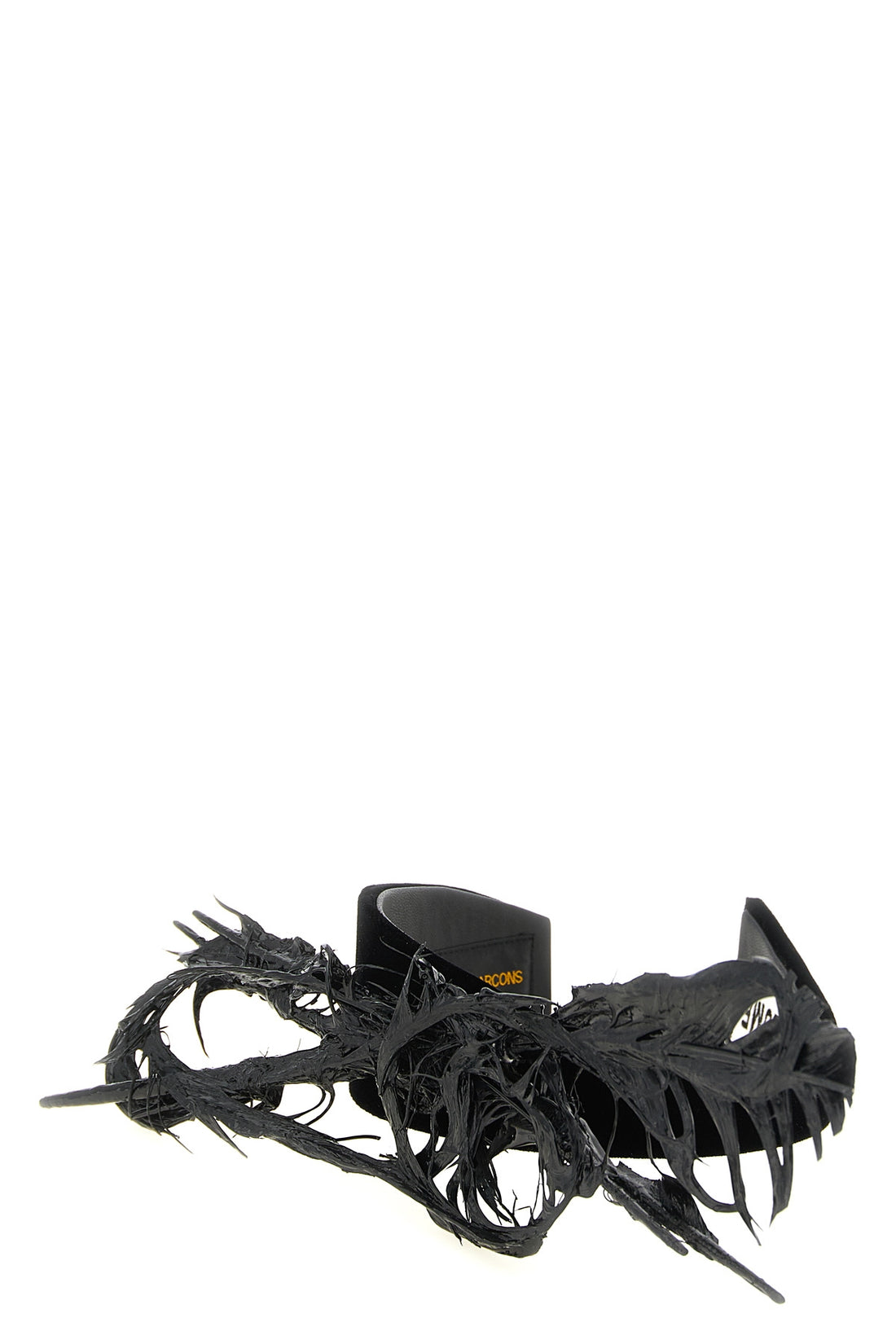 COMME DES GARÇONS OS the comme des garcons headband redefines the accessory through an avant-garde ae