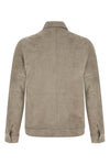 stretch velour suede jacket