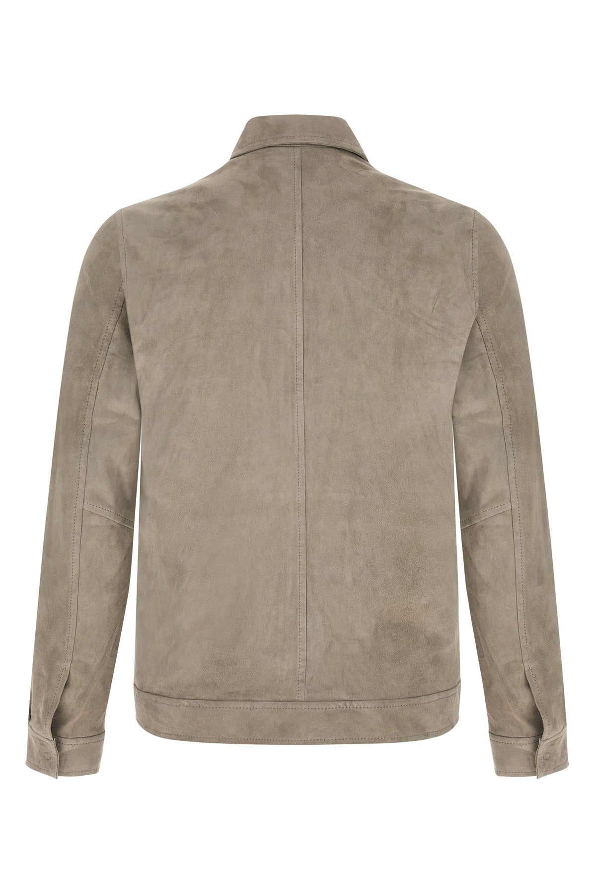stretch velour suede jacket