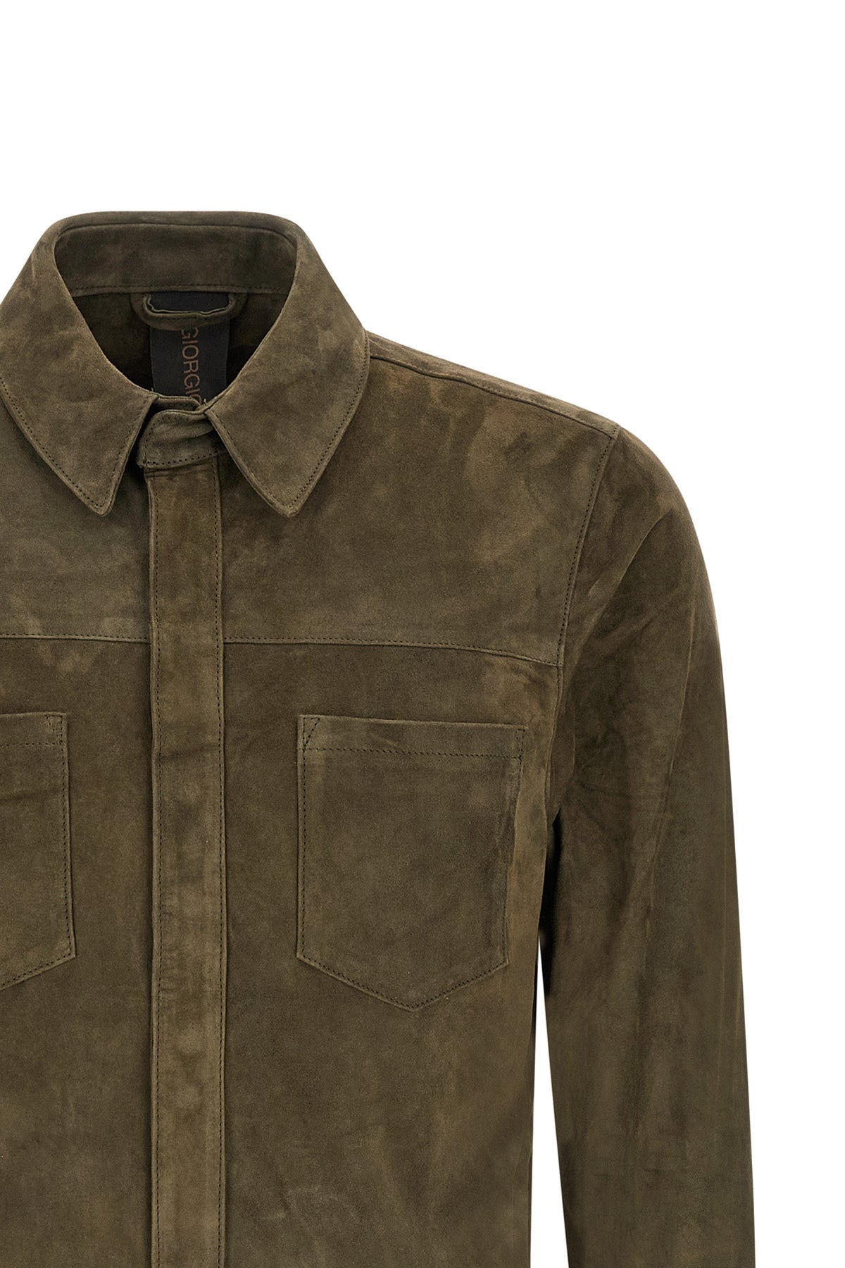 suede shirt gloves