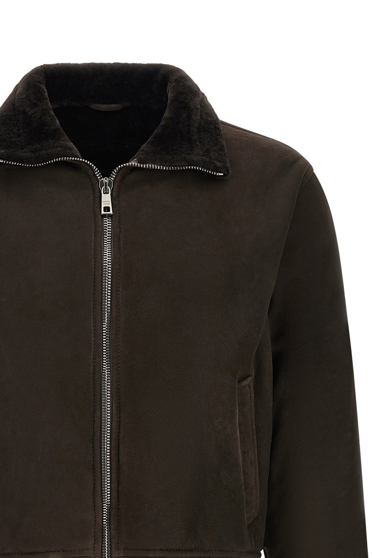 the giorgio brato lambskin bomber jacket