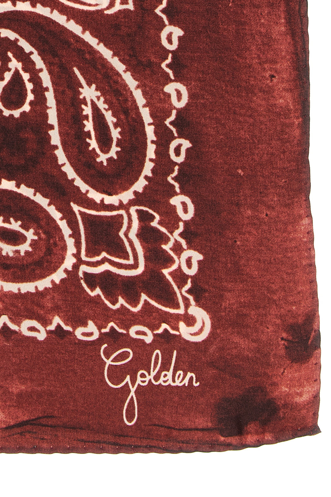 GOLDEN GOOSE OS pure silk scarf