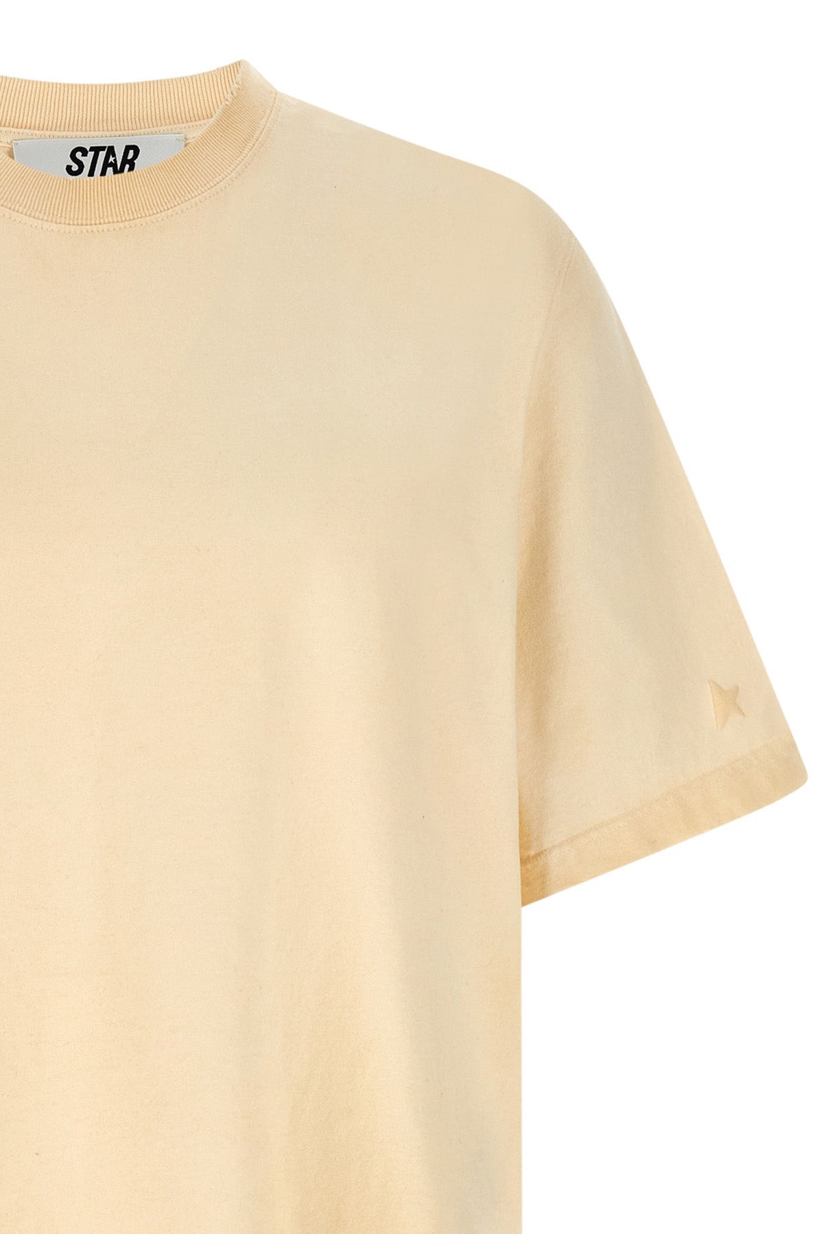 used-effect cotton t-shirt