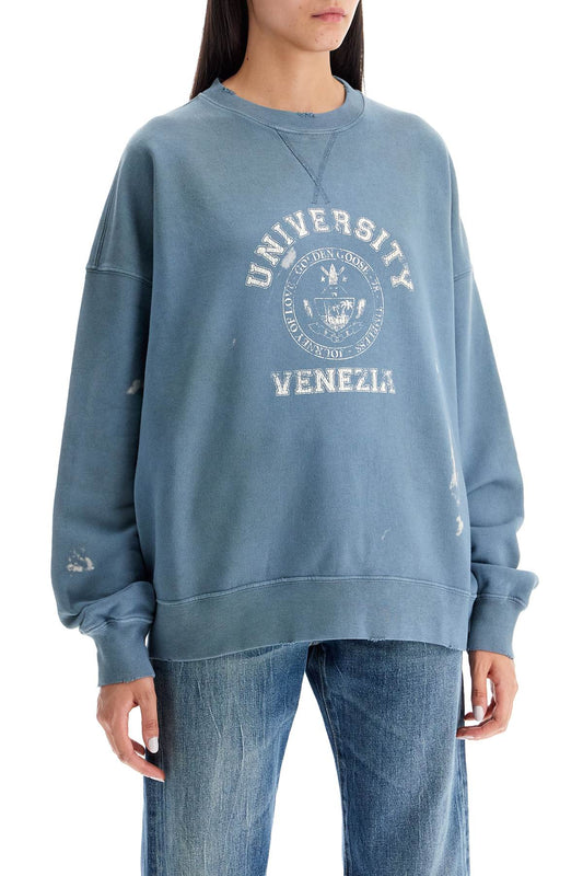 vintage college-style sweatshirt with