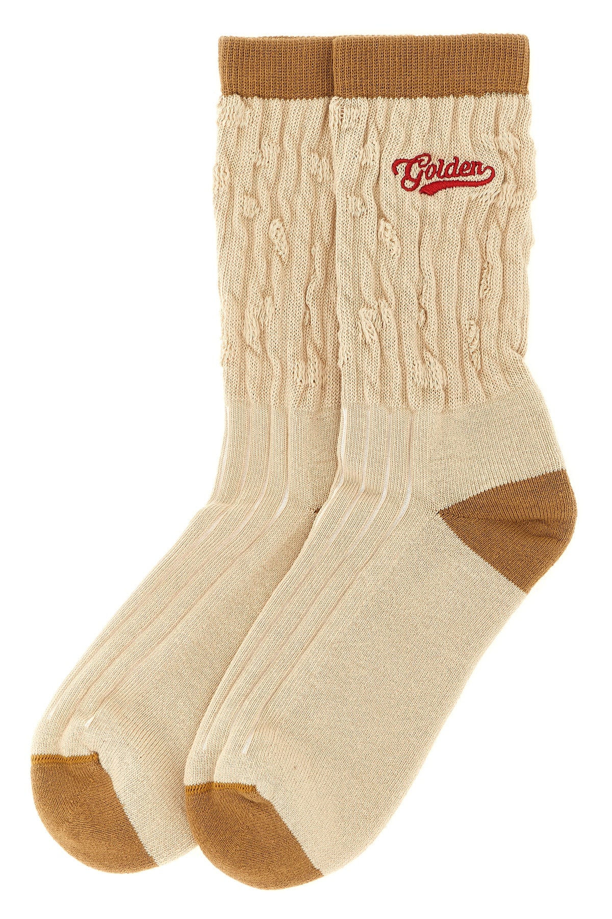 golden goose socks are distinguished by a construction in fine stretch cotton ya
