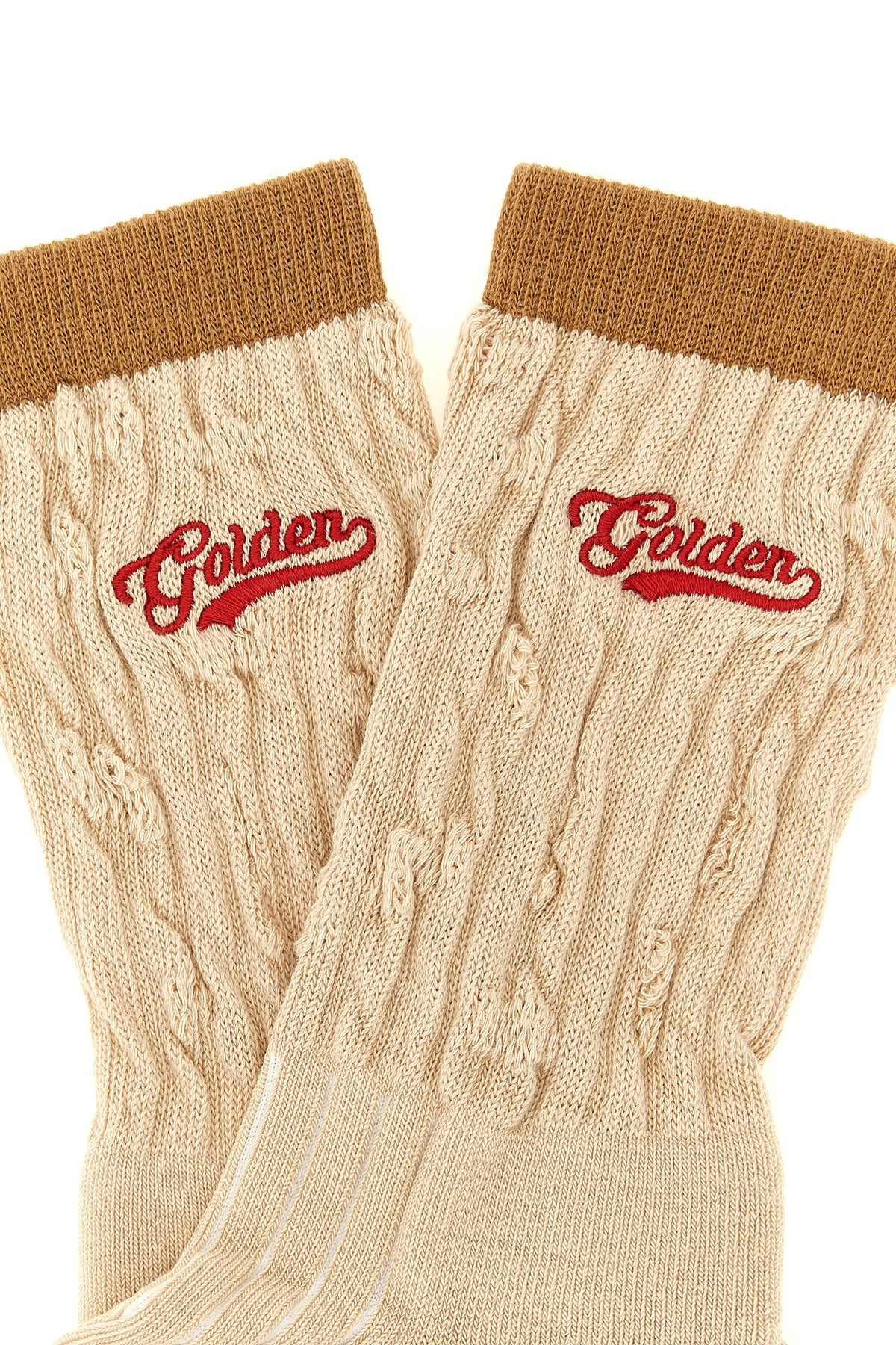 golden goose socks are distinguished by a construction in fine stretch cotton ya