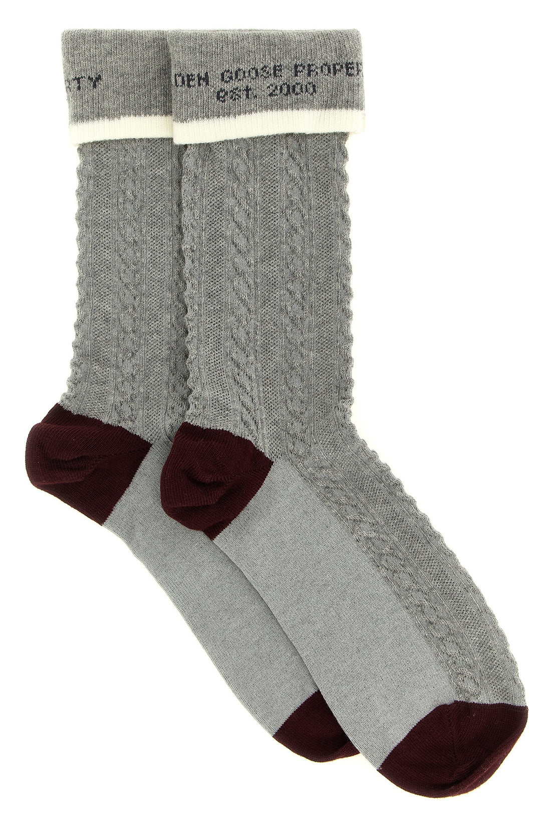 GOLDEN GOOSE M journey tights in stretch cotton blend knitted