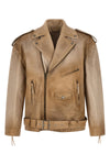 phoebe biker jacket in vintage leather