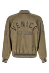 journey lived-in effect satin bomber jacket