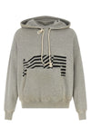 journey mélange gauze cotton hoodie