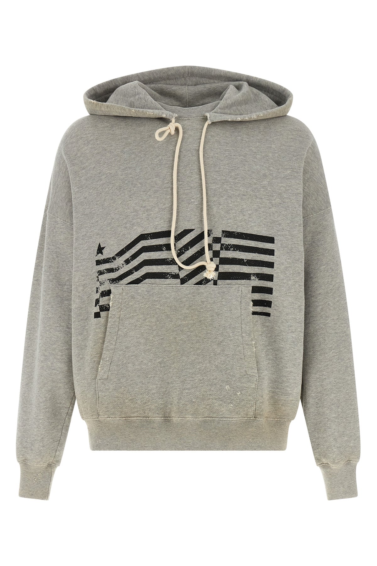journey mélange gauze cotton hoodie