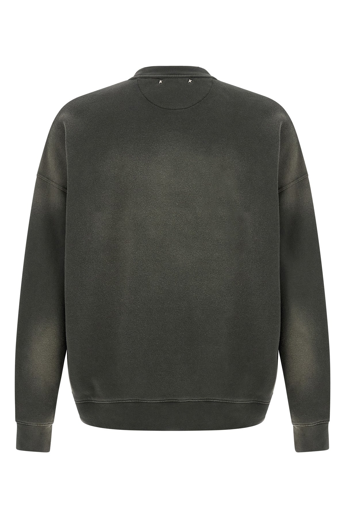 gauze mélange cotton sweatshirt