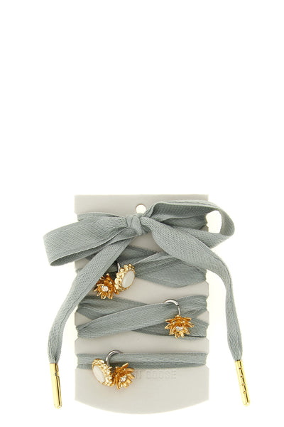 skin vintage cotton shoelaces decorated
