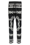 bandana-print silk pajama pants