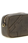star mini clutch bag in distressed leather