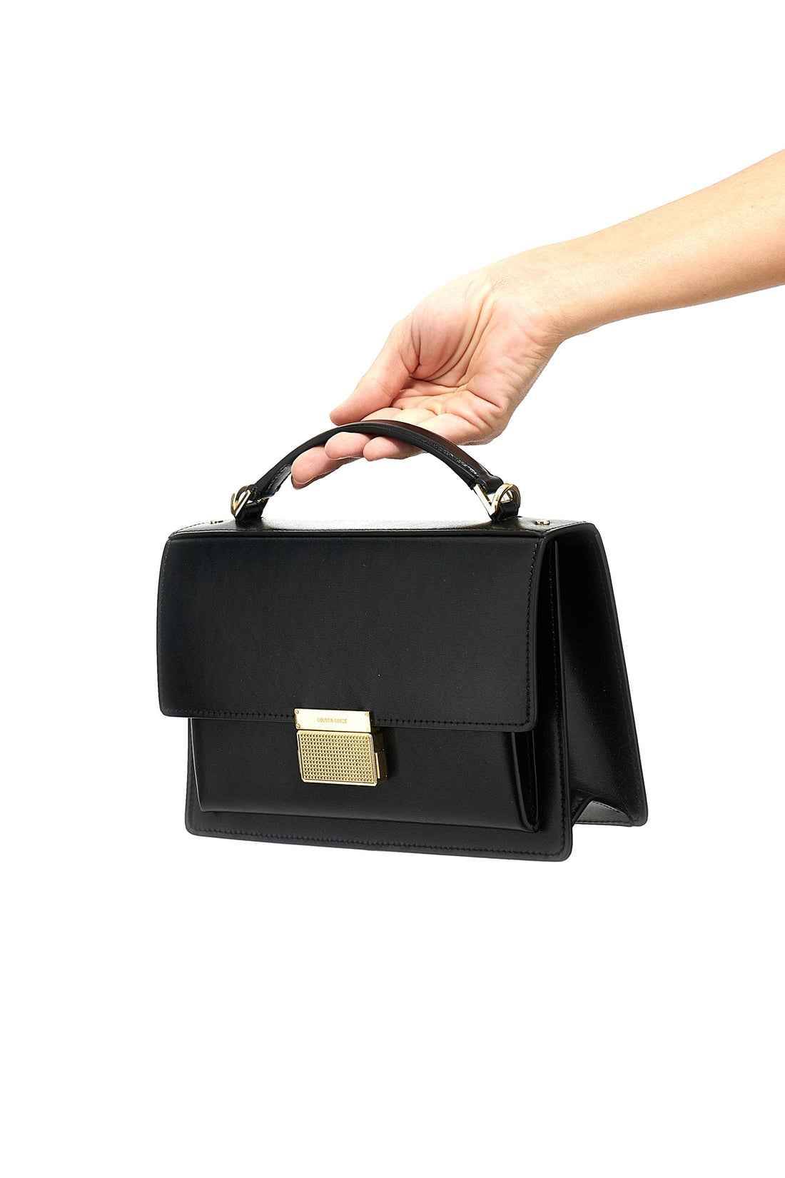 GOLDEN GOOSE OS venezia palmellato leather handbag