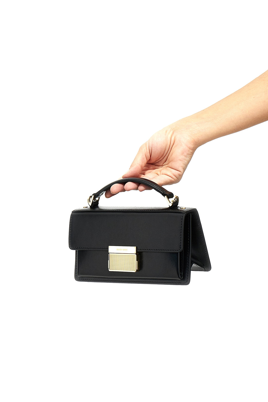 GOLDEN GOOSE OS venezia small palmellato leather handbag