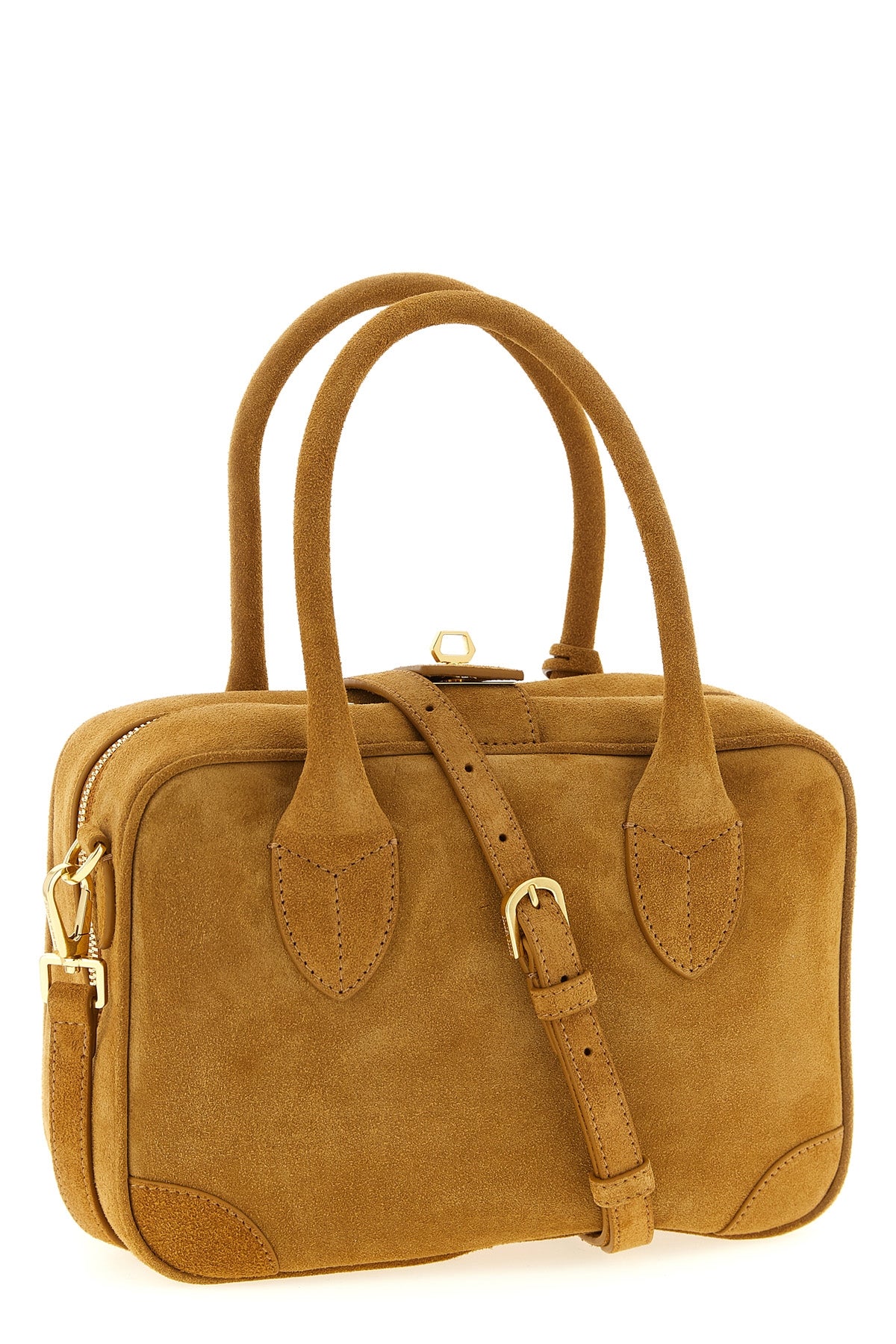vita suede handbag