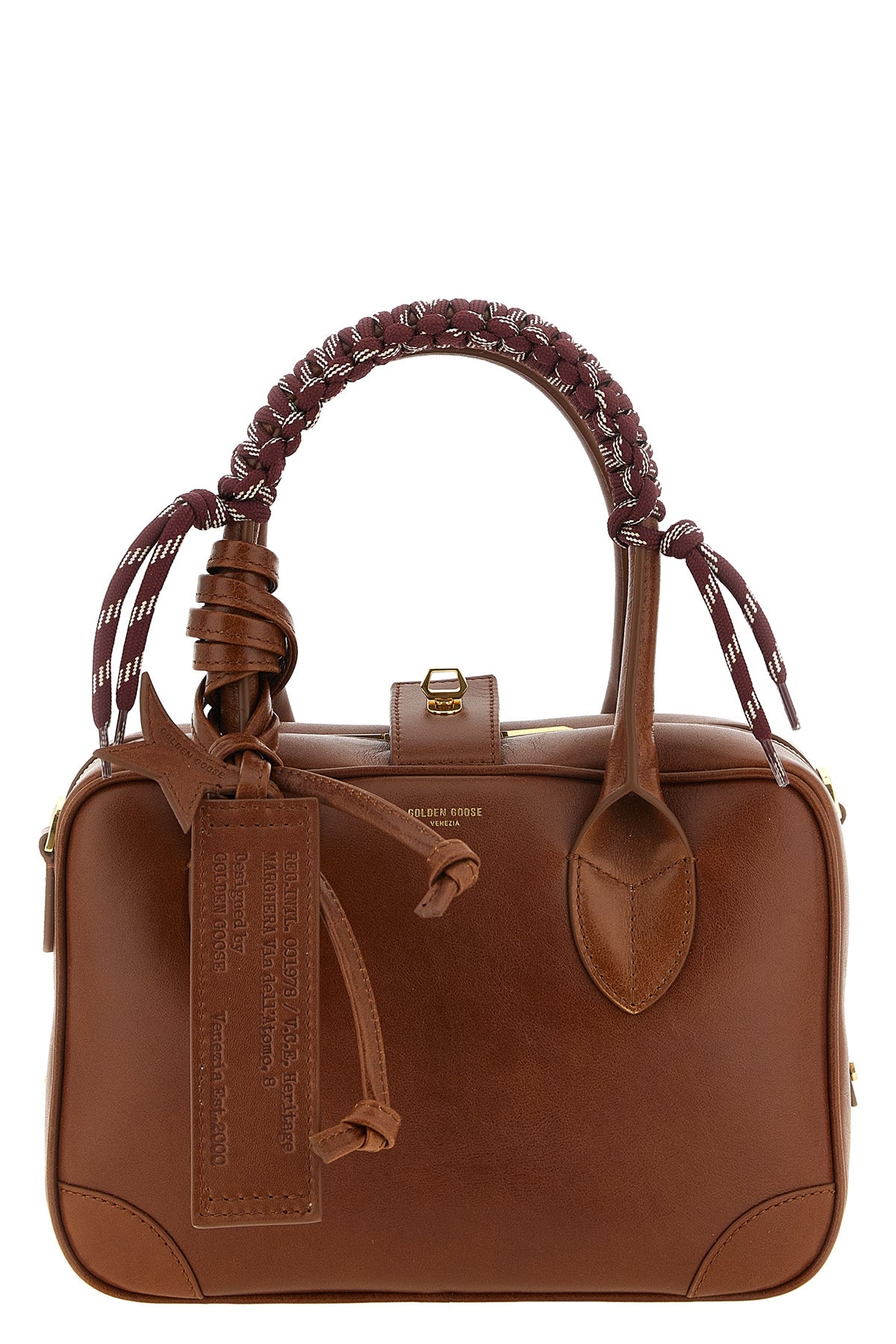 the golden goose vita handbag exemplifies superior craftsmanship through a str