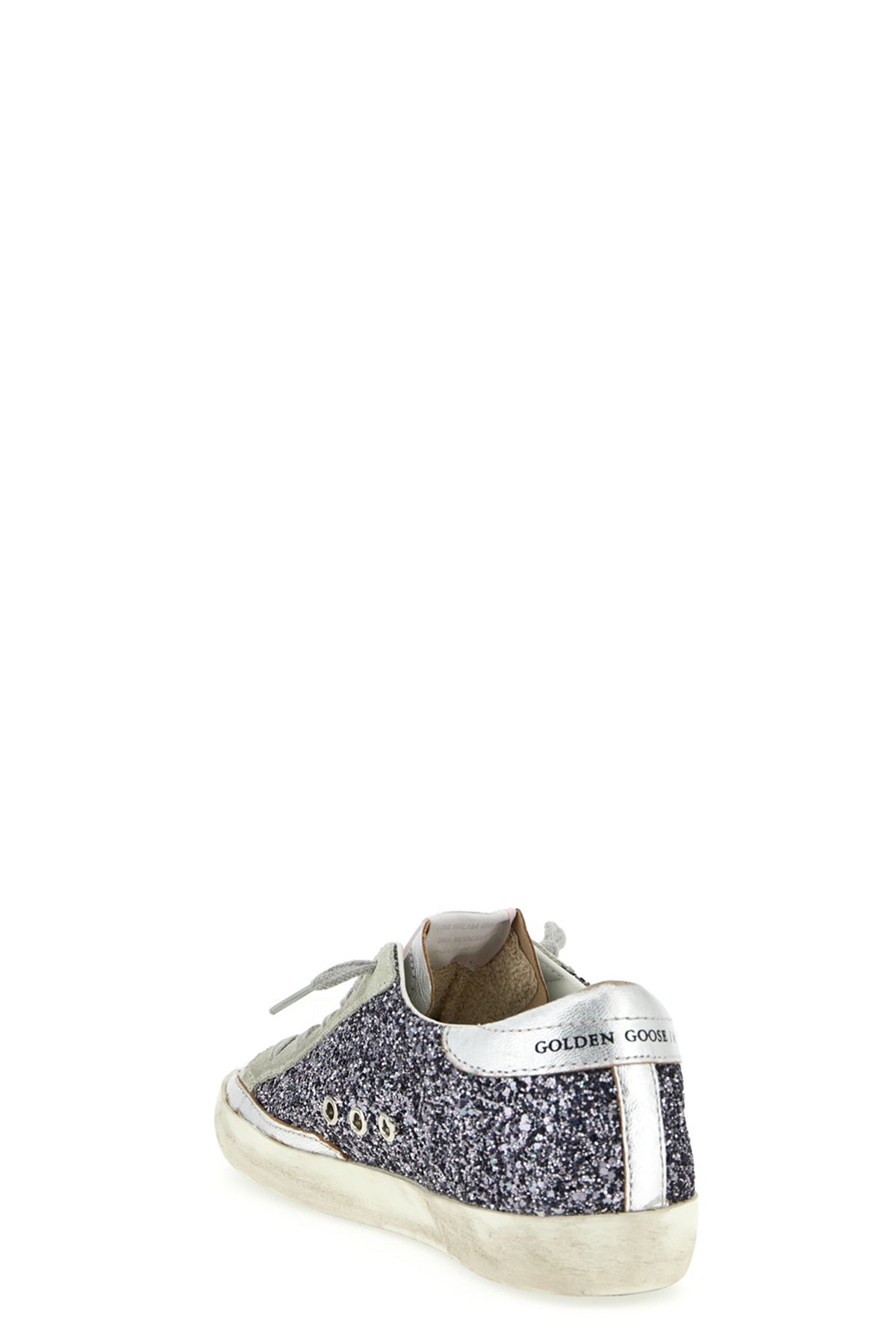 superstar metallic and glitter leather sneakers