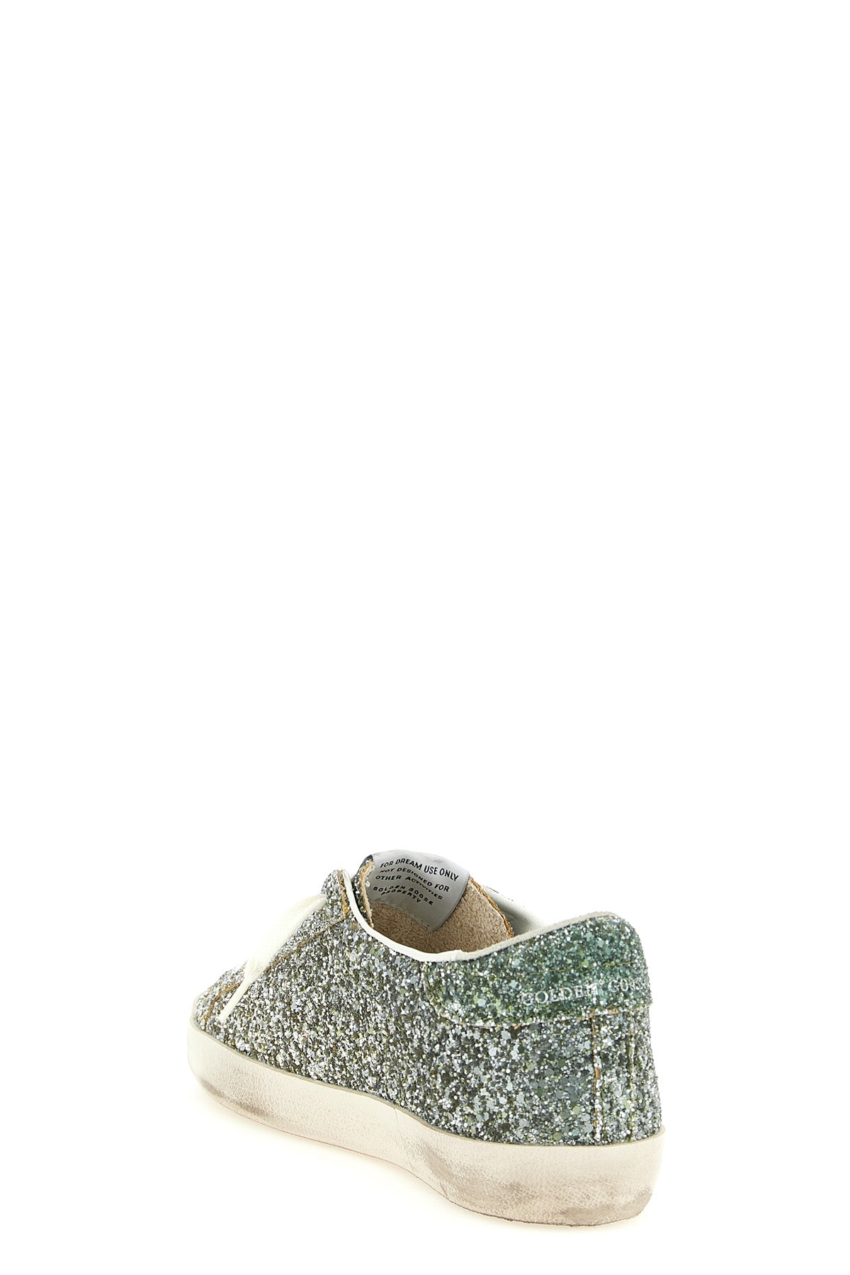 super star sneakers in all-over glitter fabric
