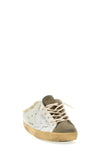 superstar used effect leather sabots
