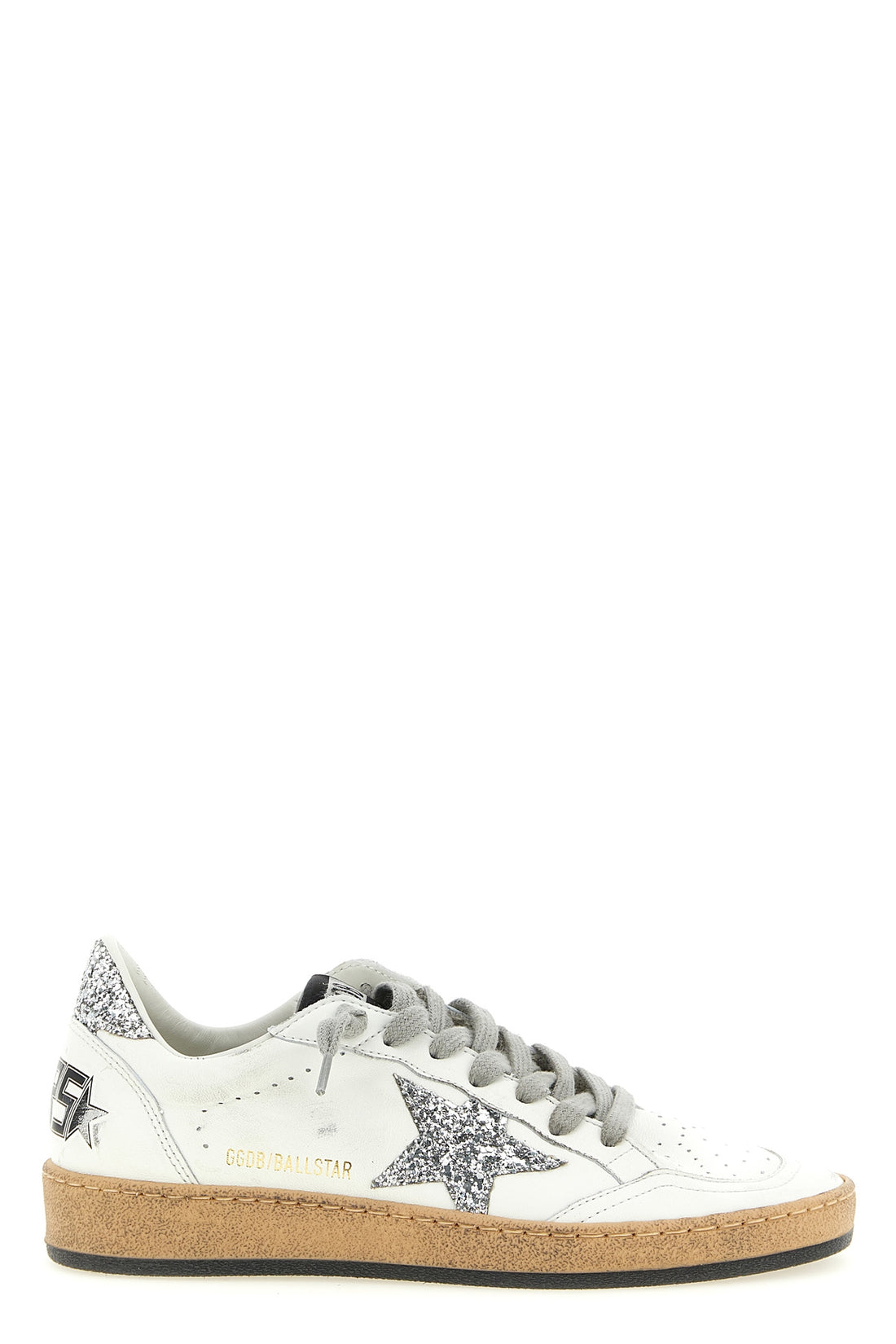 GOLDEN GOOSE 39 ball star sneakers in used-effect leather