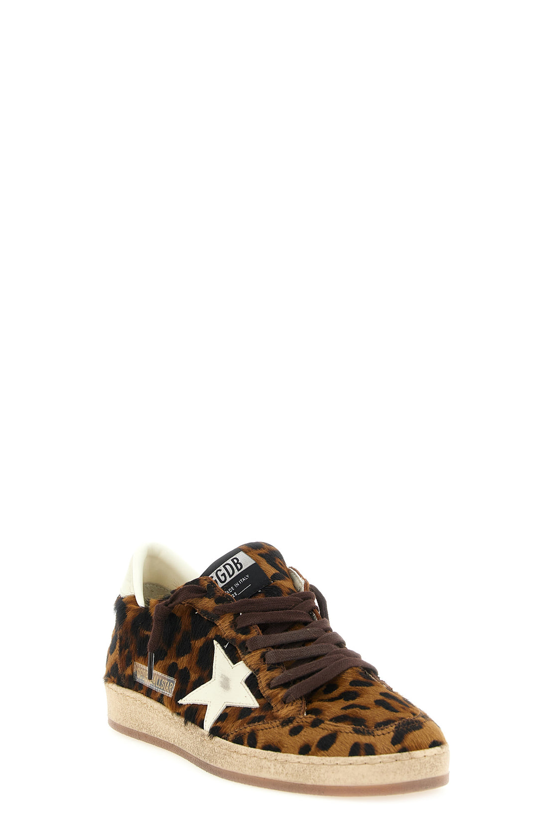 GOLDEN GOOSE 37 golden goose ball star sneakers feature a fine pony hair upper