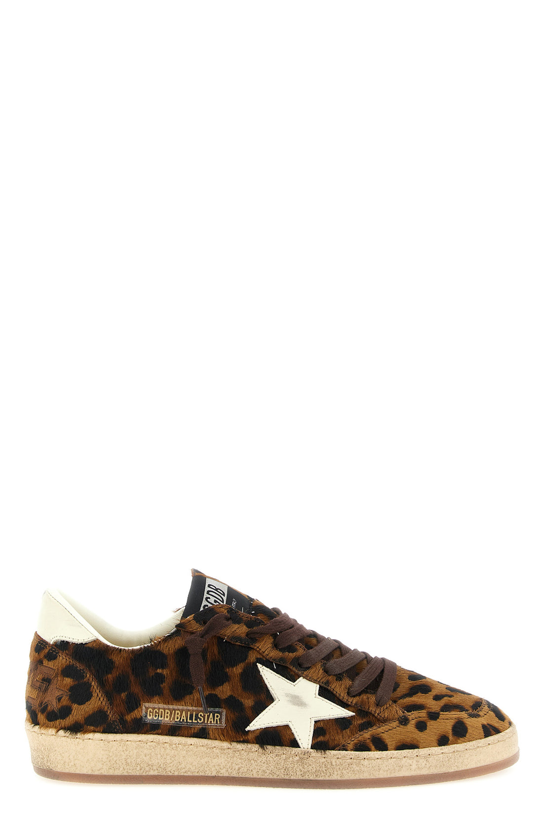 GOLDEN GOOSE 37 golden goose ball star sneakers feature a fine pony hair upper