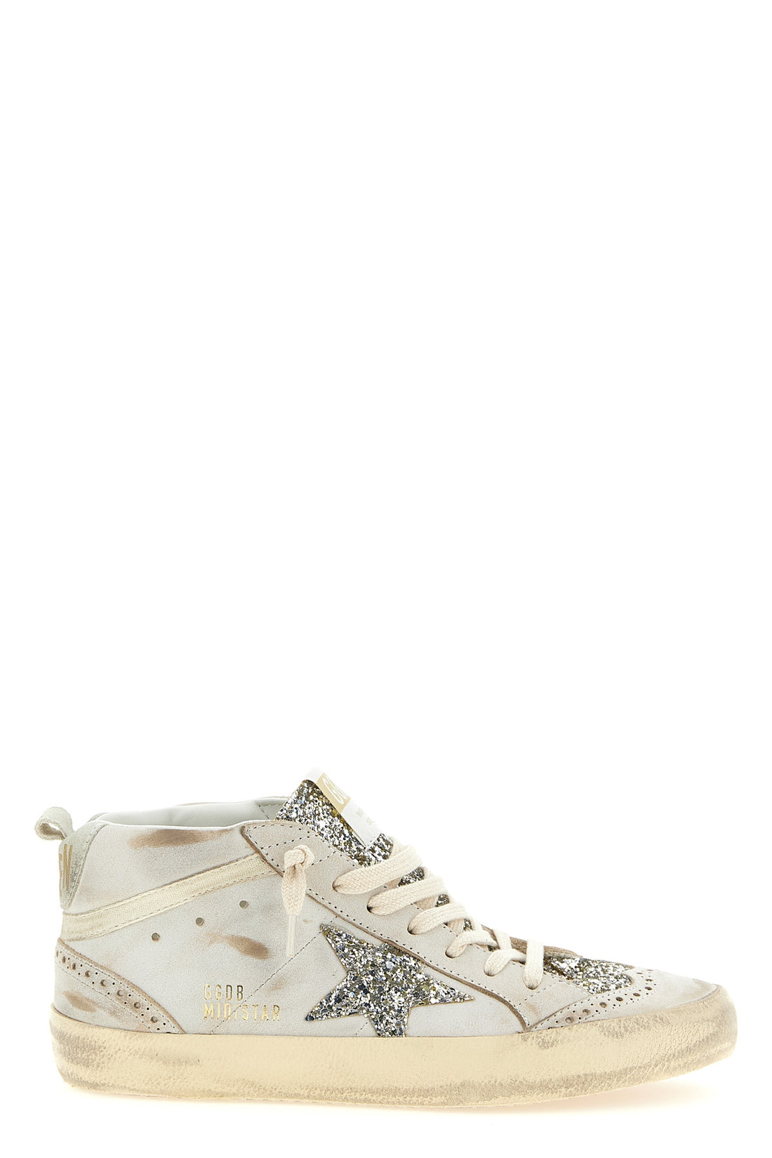 GOLDEN GOOSE 36 mid star nappa leather sneakers