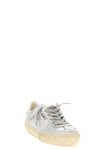 soul star sneakers in silver metallic leather