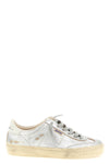 soul star sneakers in silver metallic leather