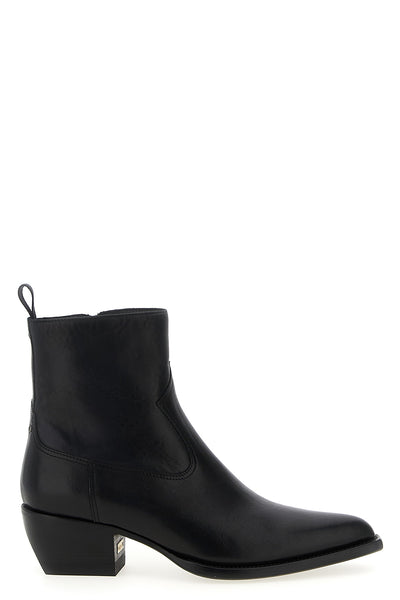 debbie leather ankle boots