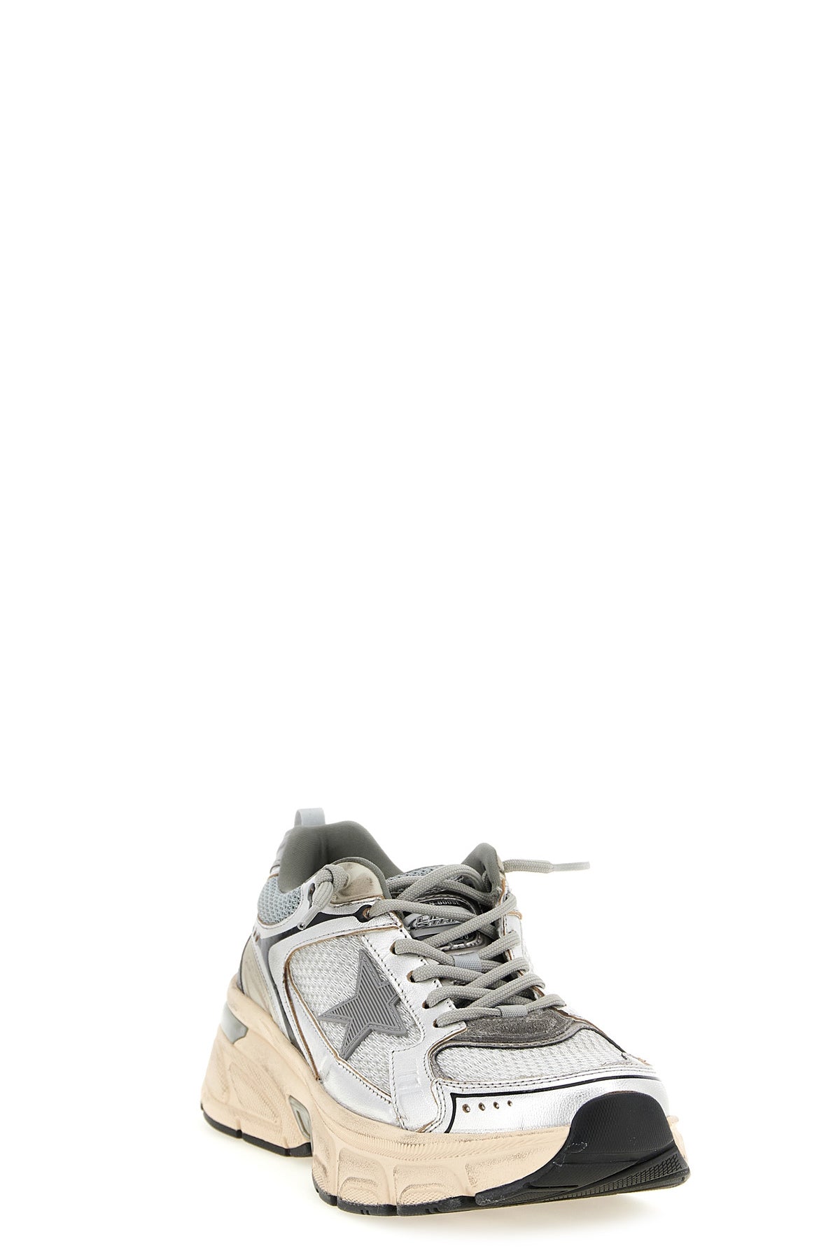 lightstar leather and mesh sneakers