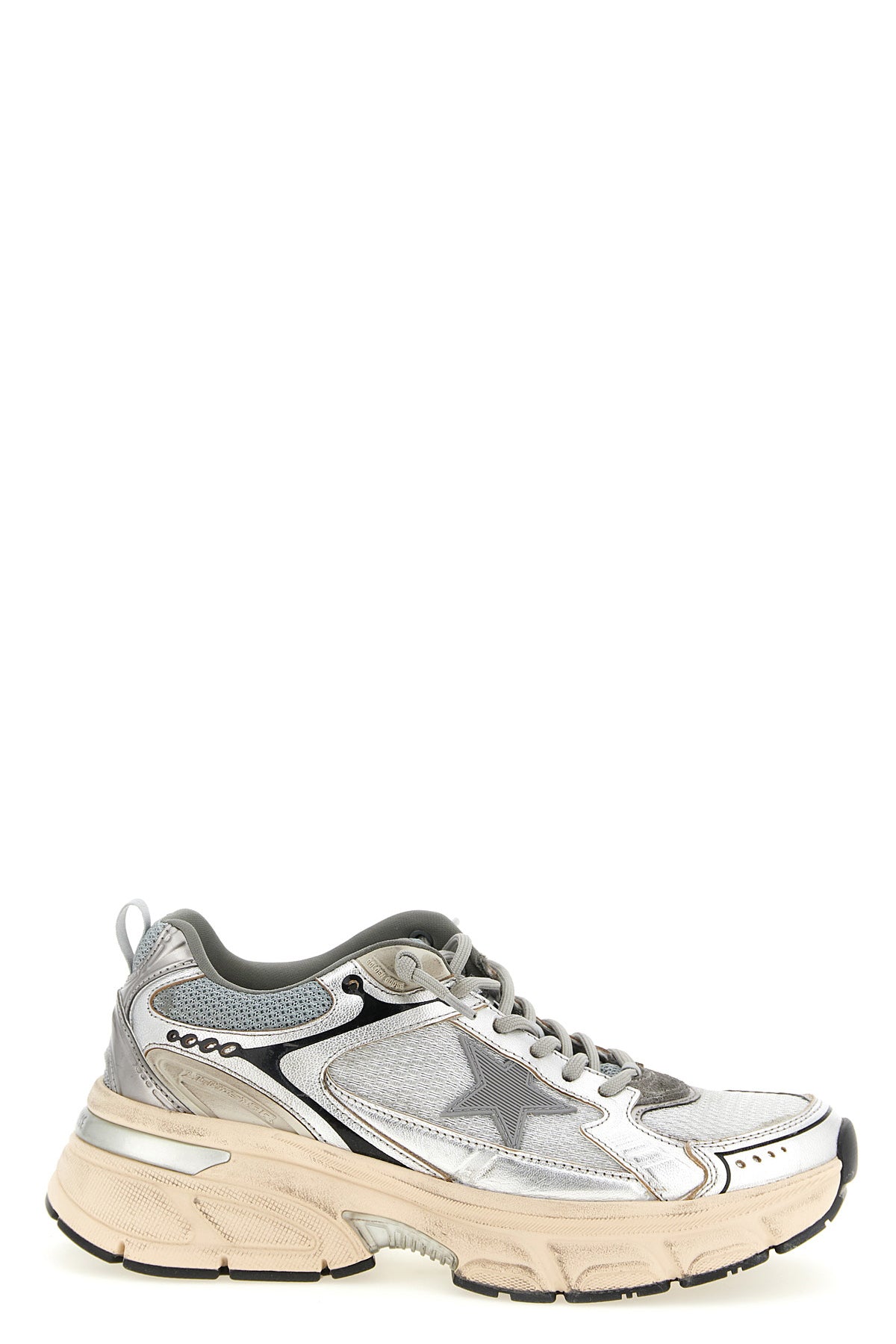 lightstar leather and mesh sneakers