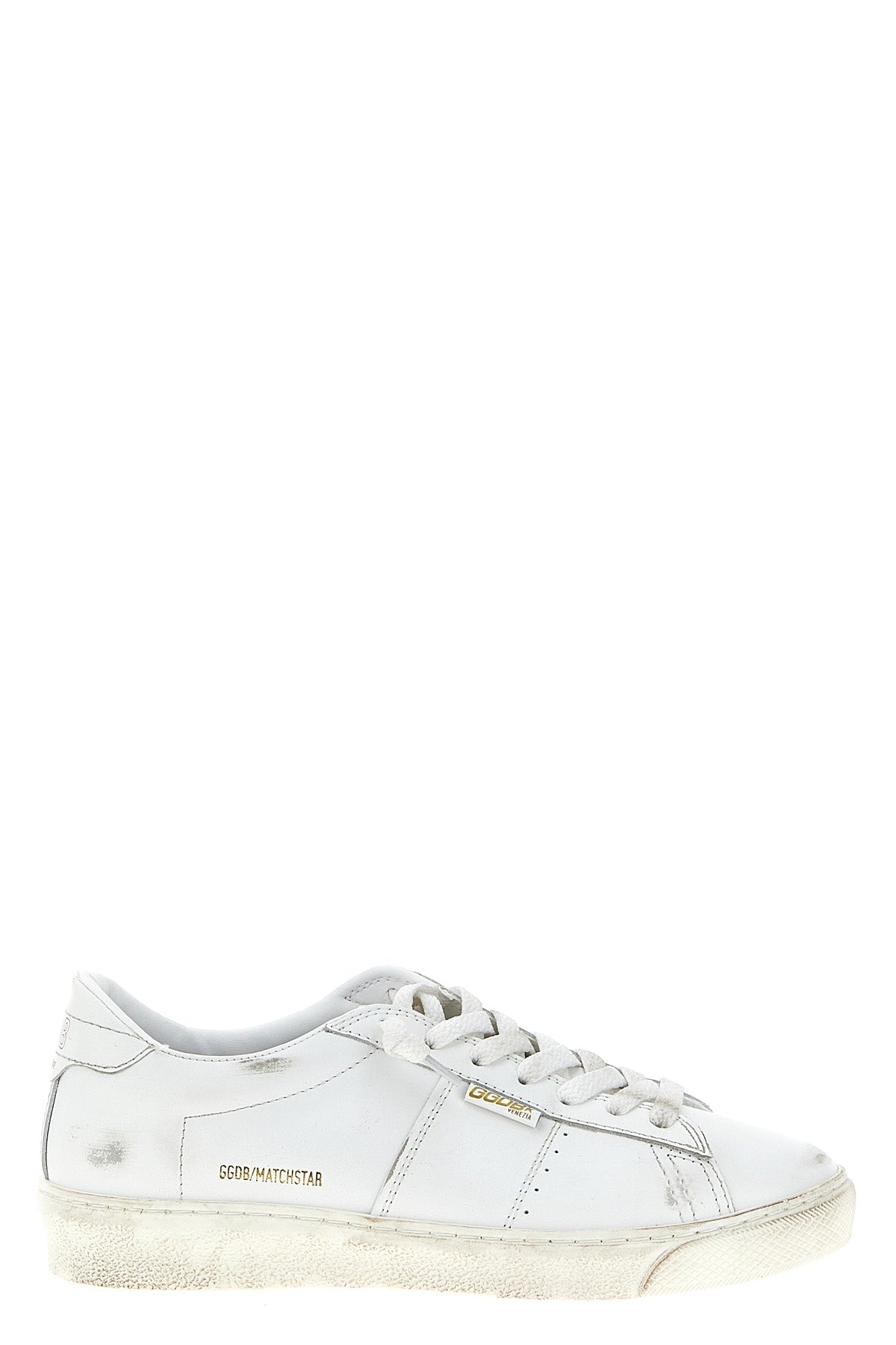 matchstar smooth leather sneakers