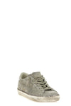 superstar used-effect suede sneakers
