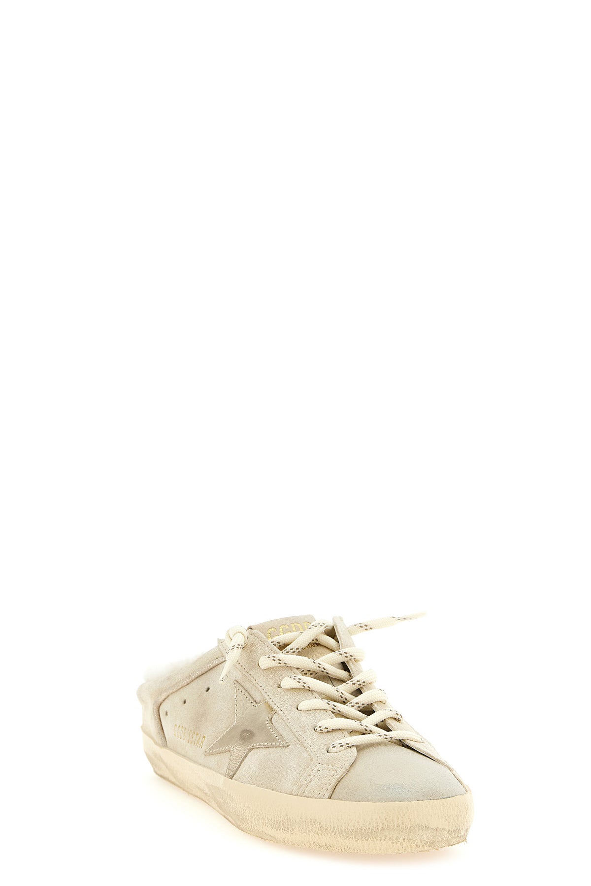 super star sabot suede sneakers