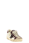 the golden goose super-star sneakers features a low-top silhouette structured