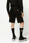 stretch denim bermuda shorts