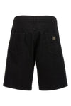 stretch denim bermuda shorts