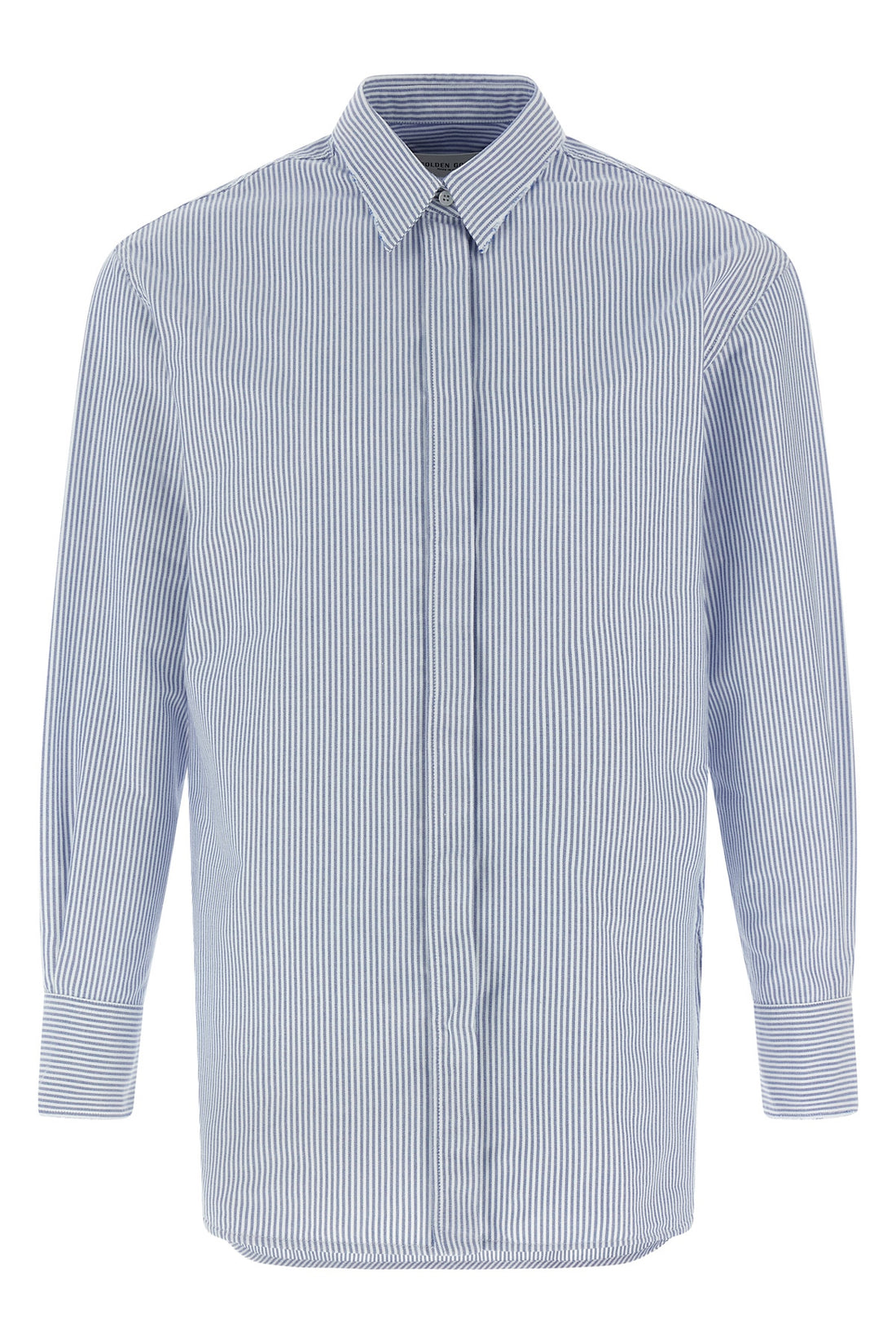 GOLDEN GOOSE L oxford cotton striped batilda shirt