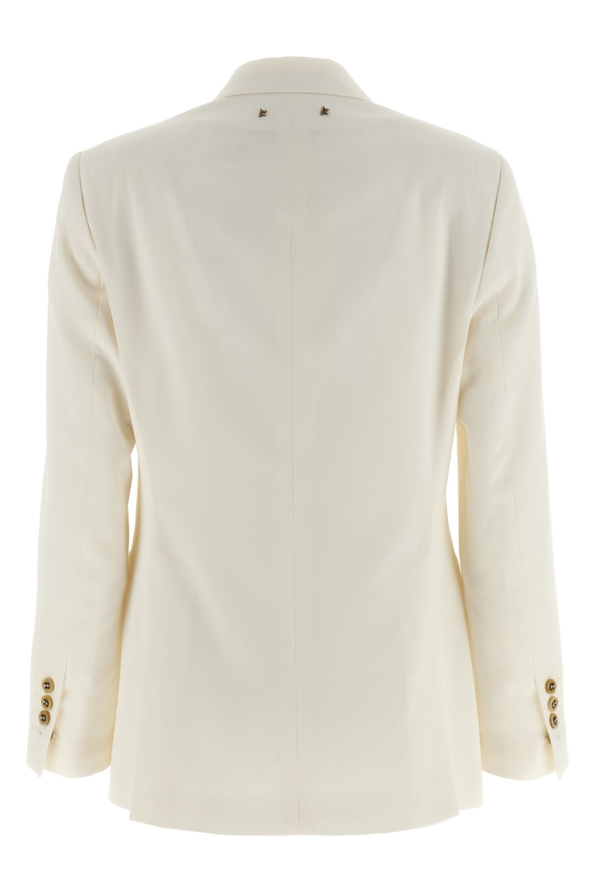 diva double-breasted blazer in light virgin wool blend