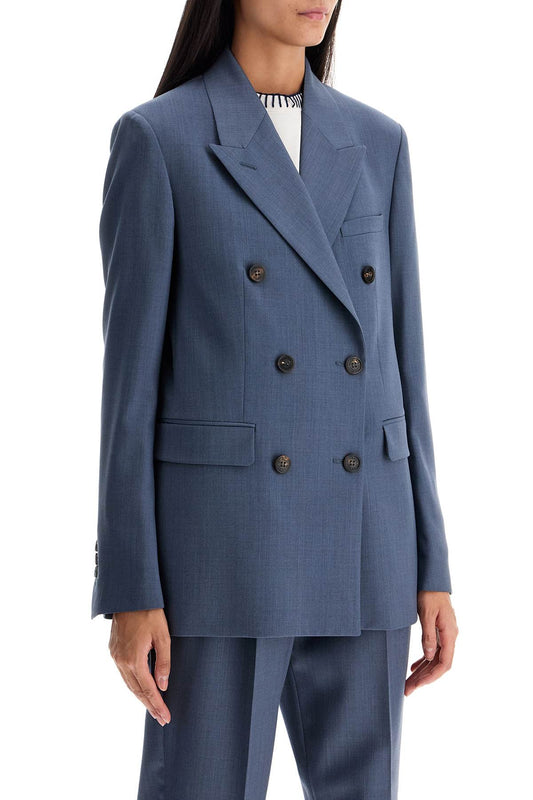 tailored wool fresco blazer